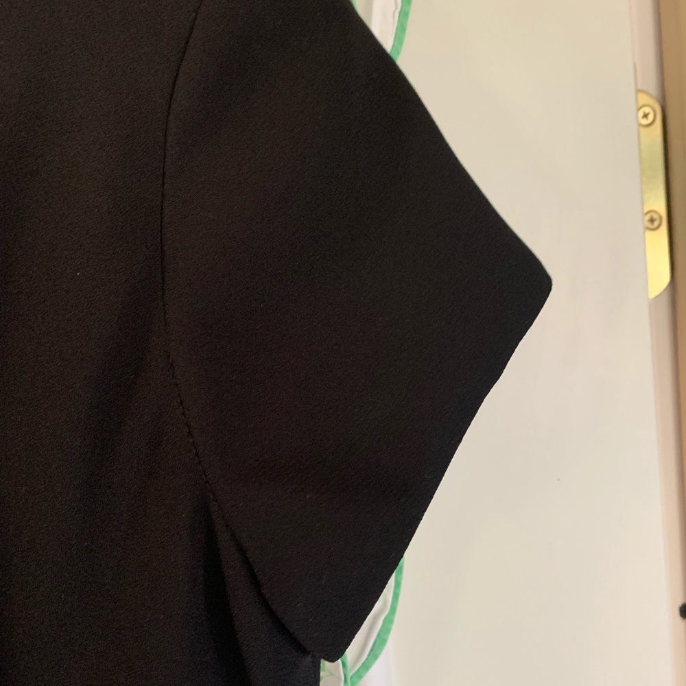 Little black dress with flounced hem. - Picture 3 of 9